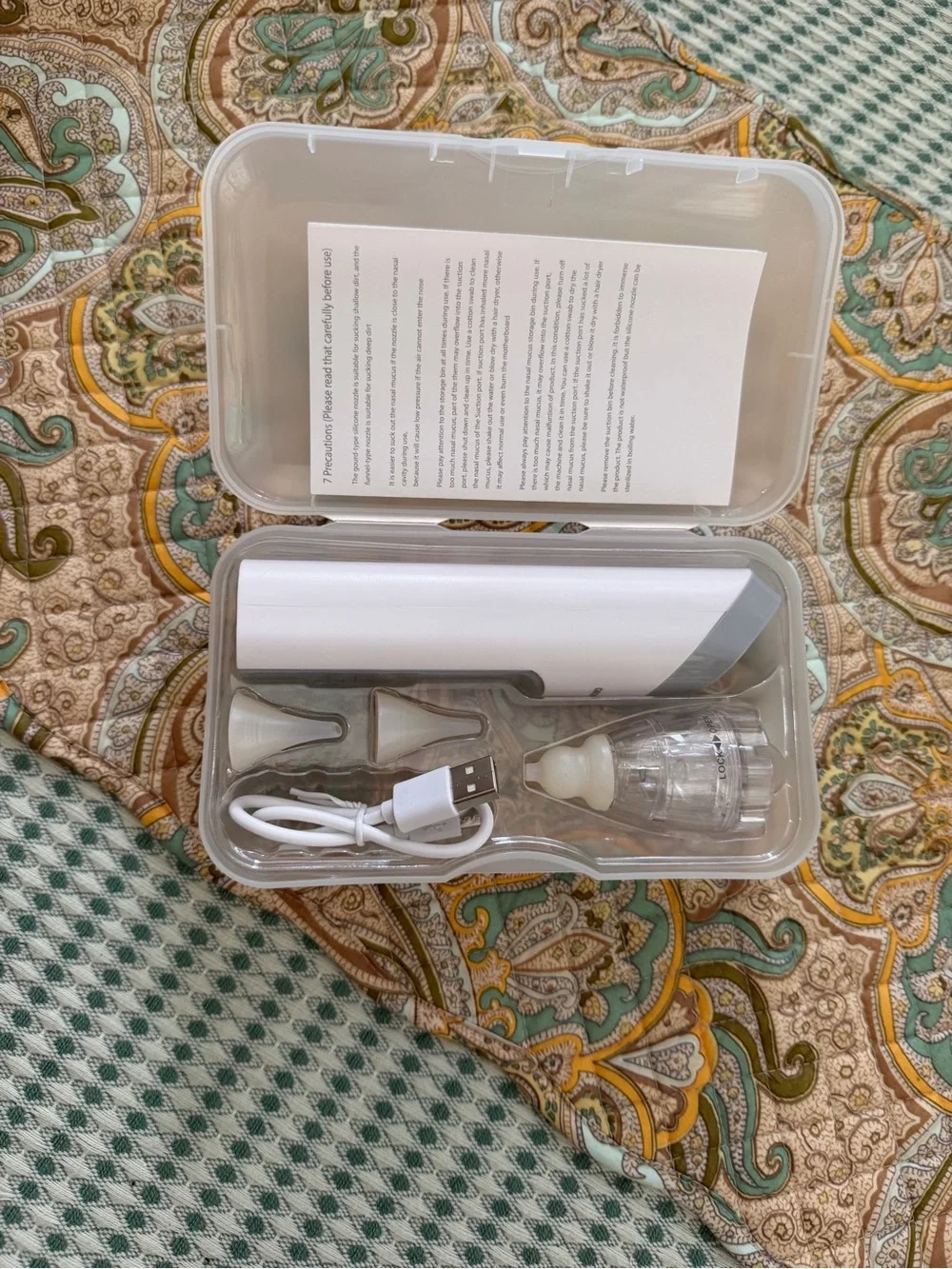New GROWNSY Baby Nasal Aspirator electronic Nose Sucker Powerful Suction